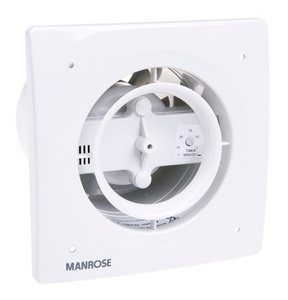 Manrose Rtdeco 100TC nástěnný ventilátor pro Vaši koupelnu či WC - Ventilátor s hladkým předním štítem Rtdeco pro Vaši koupelnu či WC.