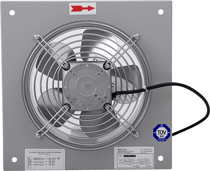 Classic CLC-N-01-200 - Nástěnný ventilátor Classic CLC-N-01-200 - pro hobby použití