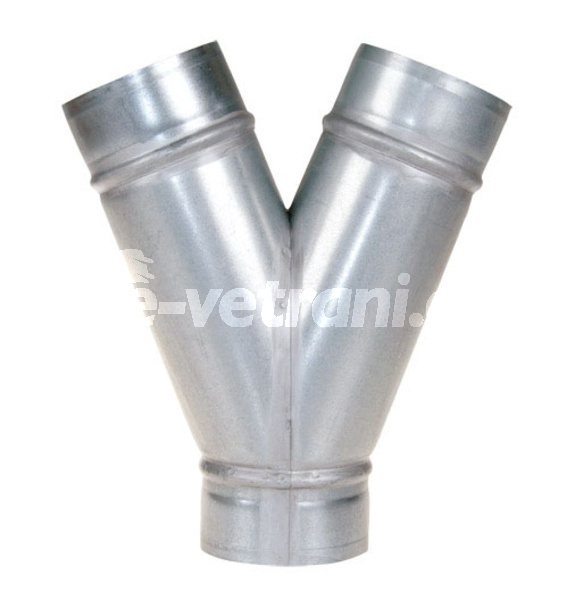 Odbočka „Y“ KK45250-250 pro spojení potrubí a hadic pod úhlem 45° - Odbočka „Y“ KK45250-250 pro spojení potrubí a hadic pod úhlem 45°