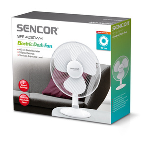 SFE 4030WH stolní ventilátor SENCOR - SFE 4030WH stolní ventilátor SENCOR