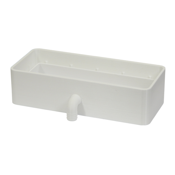 Čtyřhranná výpusť kondenzátu - 90x220 mm - čelní napojení - Čtyřhranná výpusť kondenzátu - 90x220 mm - čelní napojení