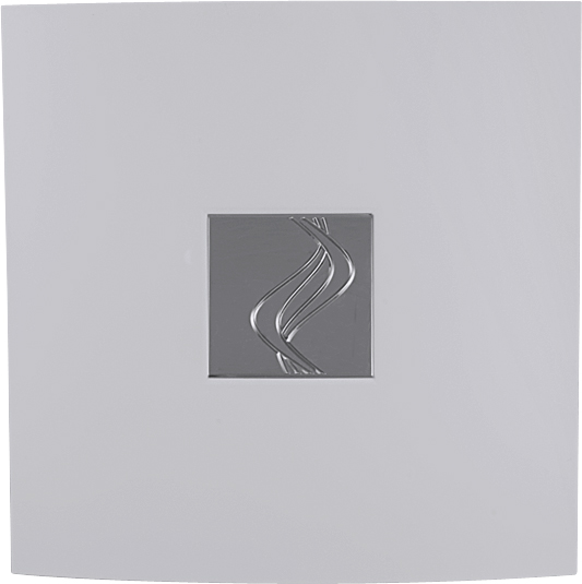 Nástěnný ventilátor Decorative 125 - stříbrný motiv  - Nástěnný ventilátor Decorative 125 - stříbrný motiv 