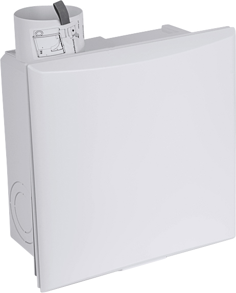 Extrémně tichý komfortní ventilátor s časovačem LF/M 100 pod omítku  - Extrémně tichý komfortní ventilátor s časovačem LF/M 100 pod omítku 