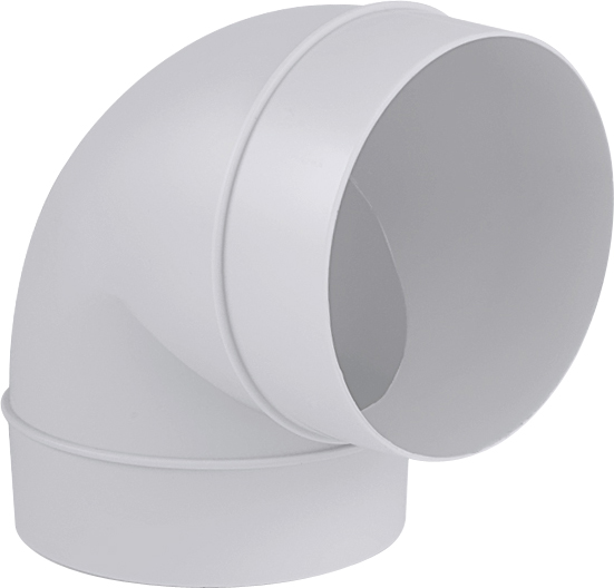 Koleno MP590/K - průměr 125 mm pro spojení pod úhlem 90° - Koleno MP590/K - průměr 125 mm pro spojení pod úhlem 90°